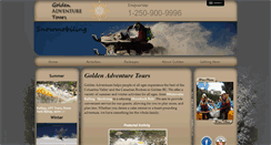 Desktop Screenshot of goldenadventuretours.com